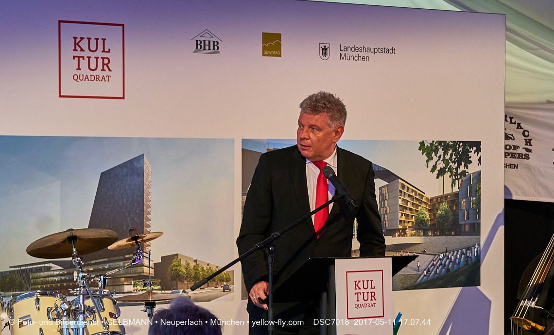 11. Mai 2017 - Grundsteinlegung für die LOGE und dem Kulturquadrat in Neuperlach